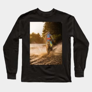 Enduro bike rider Long Sleeve T-Shirt